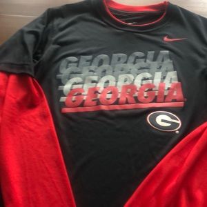 UGA Nike long sleeve dri fit